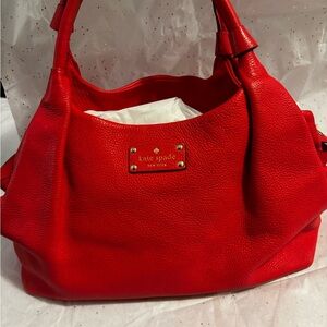 Kate Spade Red Leather Bag